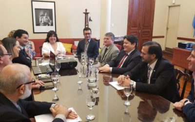 Capital firma acordo comercial com a Argentina