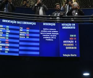 Senadores de MS votam a favor da reforma da Previdência
