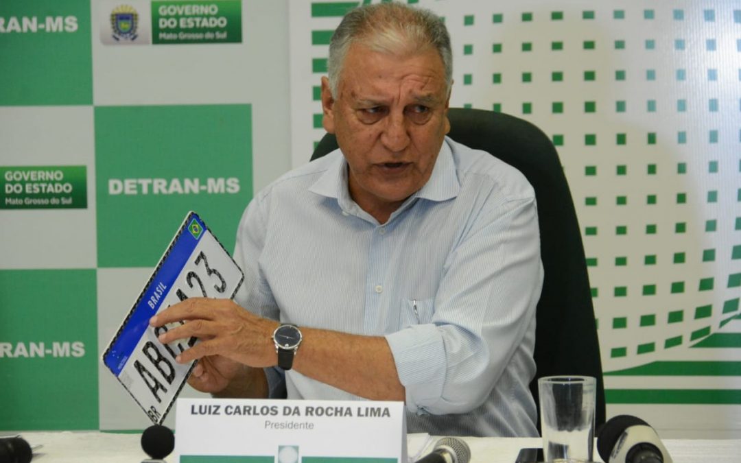 MS adota padrão Mercosul de placas a partir de 3 de fevereiro