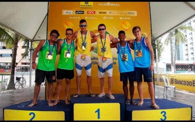 Dupla de MS vence etapa do Circuito Brasileiro Sub-19 de vôlei de praia