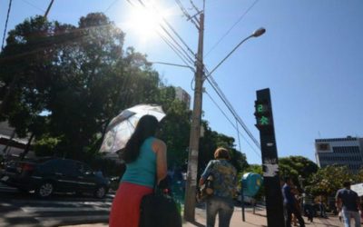 Sensação térmica foi de 41,8º na segunda e previsão é que calor permaneça