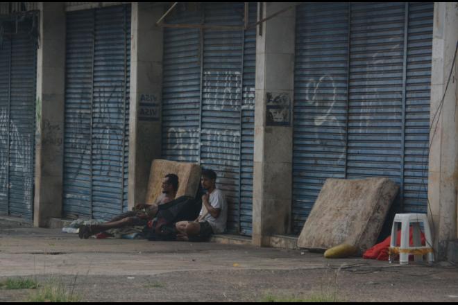 Após ação da prefeitura, moradores deixaram abrigos no primeiro dia
