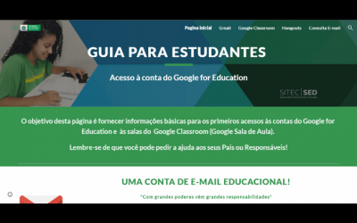 Alunos e professores da rede estadual já podem acessar plataforma de aulas remotas