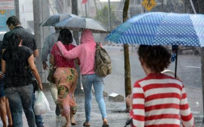 Frente fria traz chuva e temperatura cai nesta quarta-feira