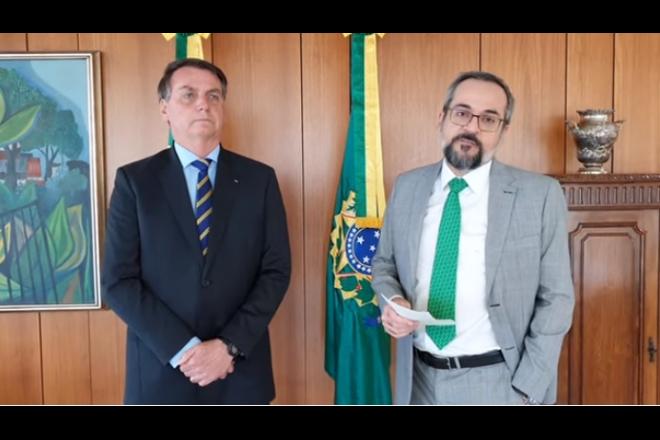 Ministro da Educação, Abraham Weintraub deixa o cargo