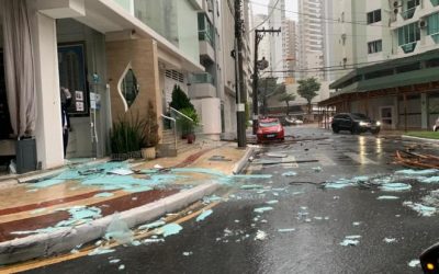 “Ciclone-bomba” causa destruição em Santa Catarina