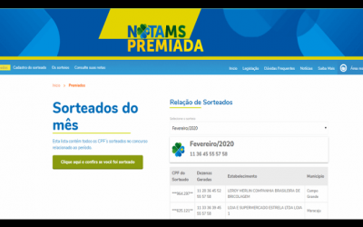 Ganhadores da Nota Premiada MS de abril têm até o dia 14 para se cadastrar