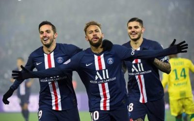 Neymar e outros dois jogadores do PSG testaram positivo para o novo coronavírus