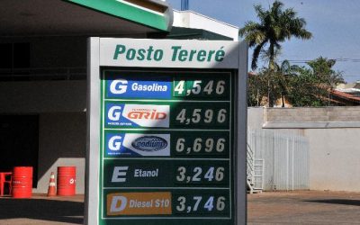 Mesmo acumulando queda de 10% nas refinarias, gasolina custa R$ 4,54 na Capítal