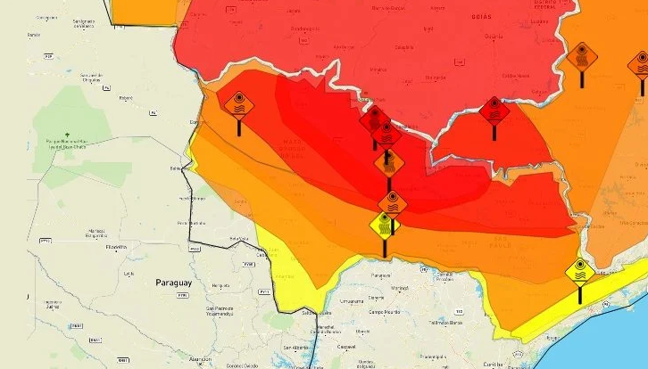 Confira: Mato Grosso do Sul tem 30 cidades com risco de morte por excesso de calor
