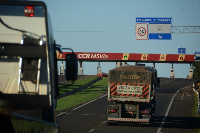 Pedágio na BR-163 tem aumento de 2,31% em Mato Grosso do Sul