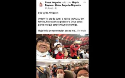 Vereador de Jardim recebe diária para Seminário e vai assistir jogo do Flamengo no Maracanã