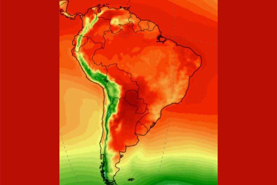 Paraguai arde em calor e Mato Grosso do Sul também vive as consequências
